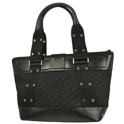 Christian Dior Black Trotter Street Chic Tote Bag