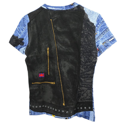 Christian Dior 2001 T-shirt Top Blue #40