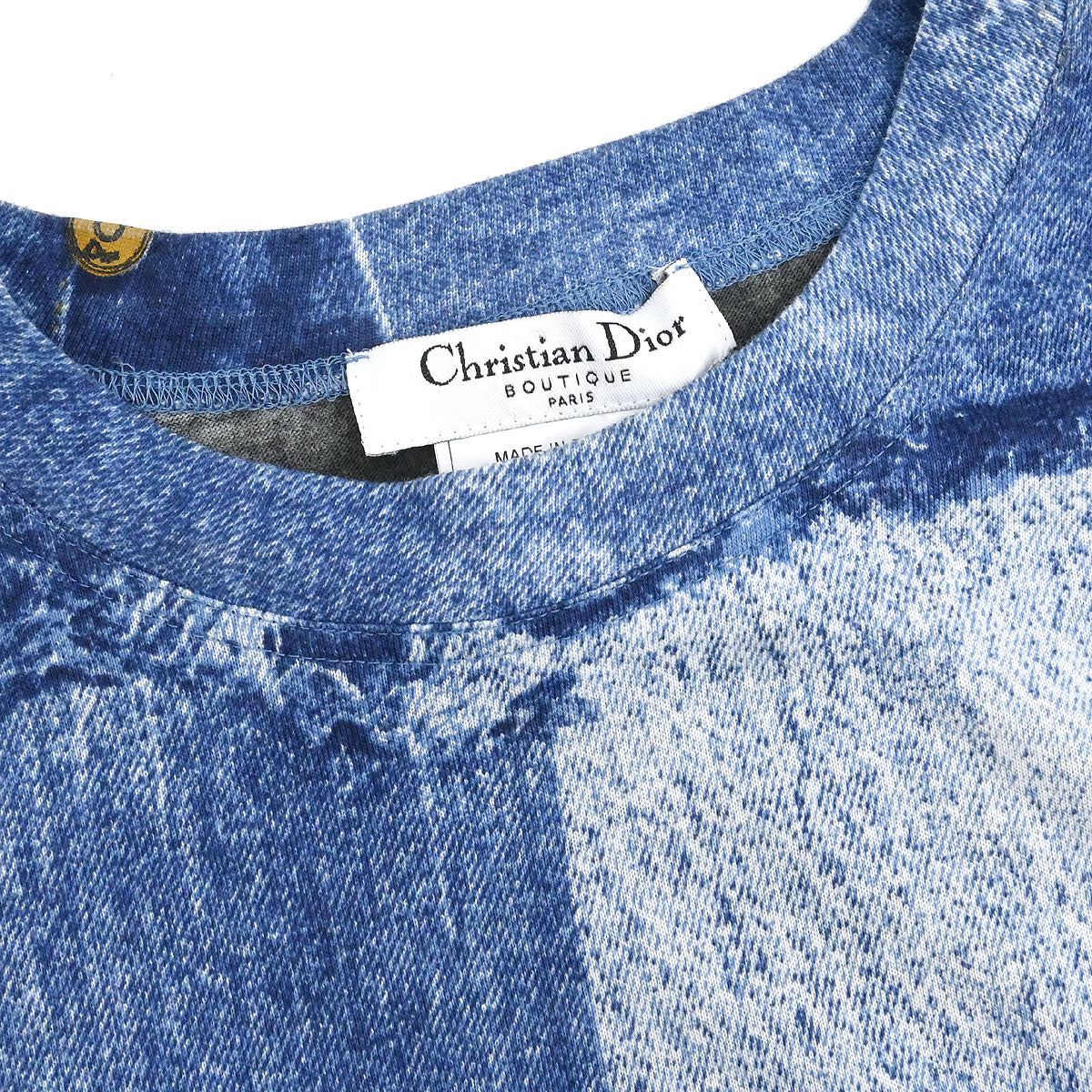 Christian Dior 2001 T-shirt Top Blue #40
