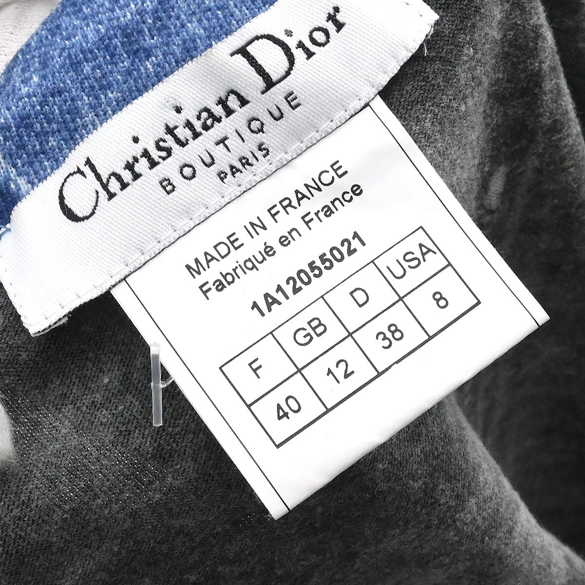 Christian Dior 2001 T-shirt Top Blue #40