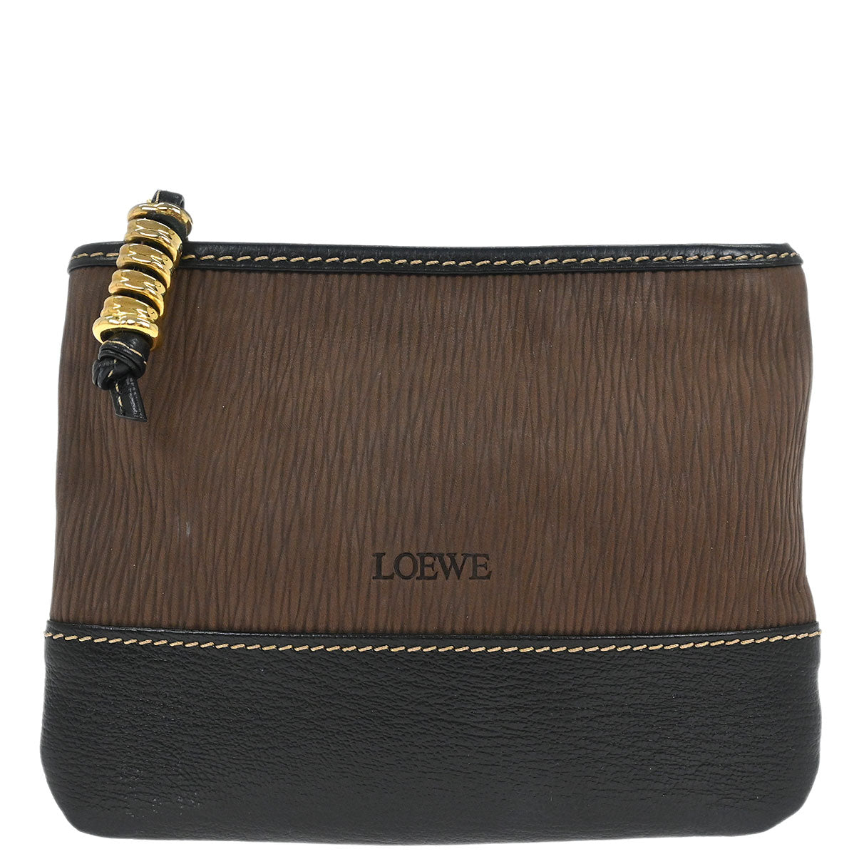 Loewe Brown Velasquez Pouch Bag