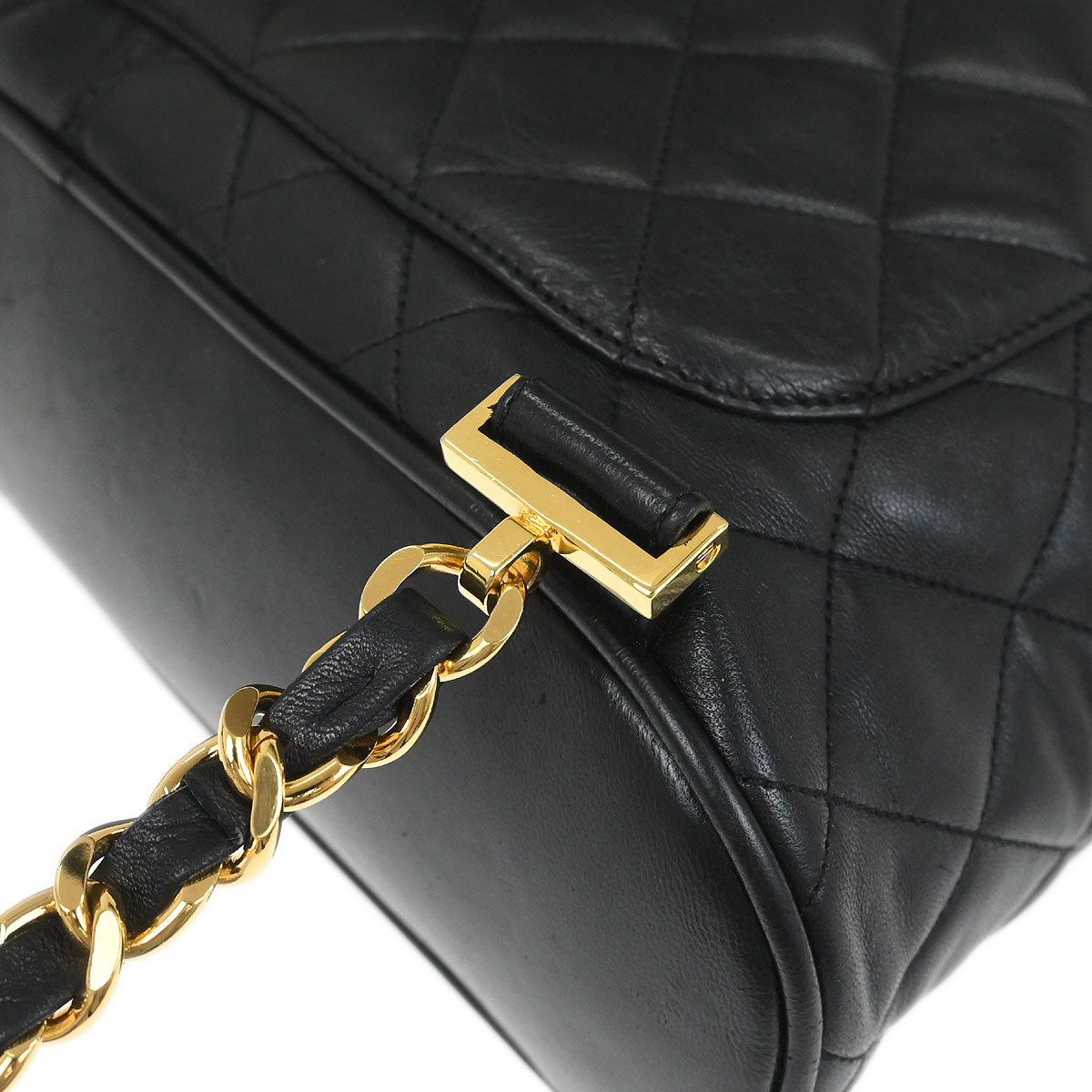 Chanel 1991-1994 Black Lambskin Backpack