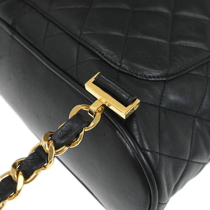 Chanel 1991-1994 Black Lambskin Backpack