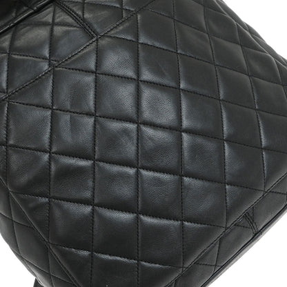 Chanel 1991-1994 Black Lambskin Backpack