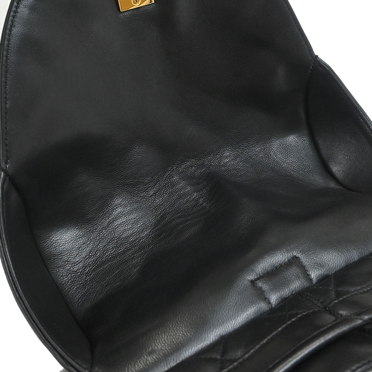 Chanel 1991-1994 Black Lambskin Backpack