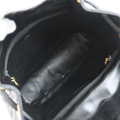 Chanel 1991-1994 Black Lambskin Backpack