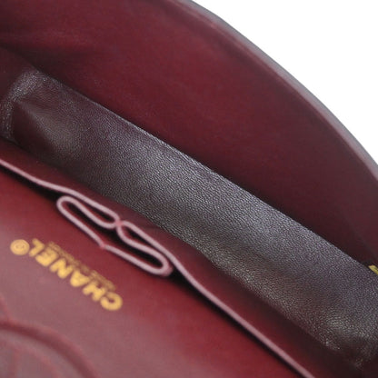 Chanel Black Lambskin Medium Classic Double Flap Shoulder Bag