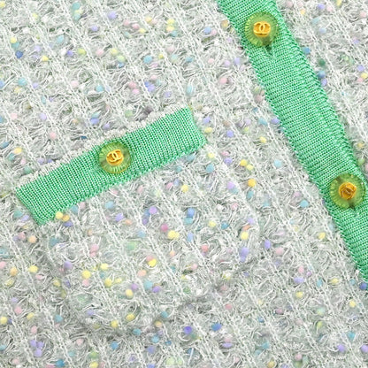 Chanel 1997 Cardigan Green #38
