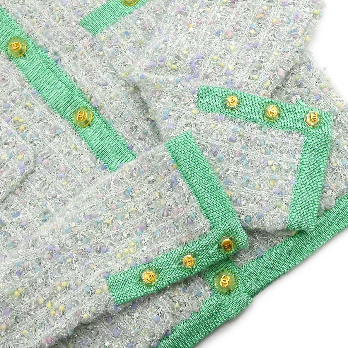 Chanel 1997 Cardigan Green #38