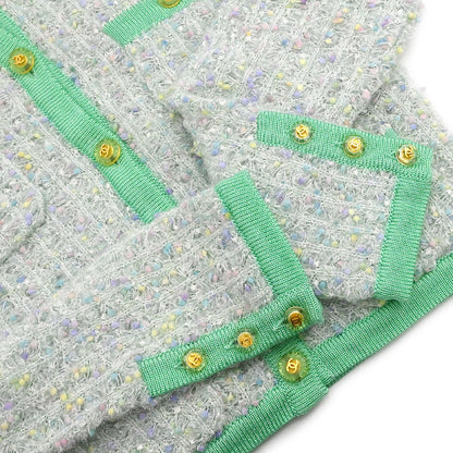 Chanel 1997 Cardigan Green #38