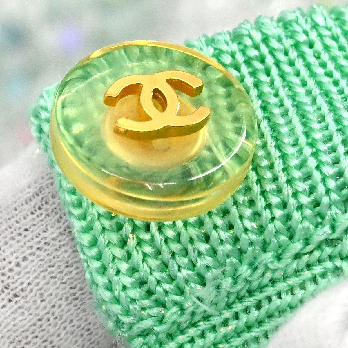 Chanel 1997 Cardigan Green #38