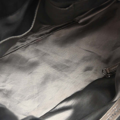 Chanel 2008-2009 Black Lambskin Paris-Londres Door Latch Tote Handbag