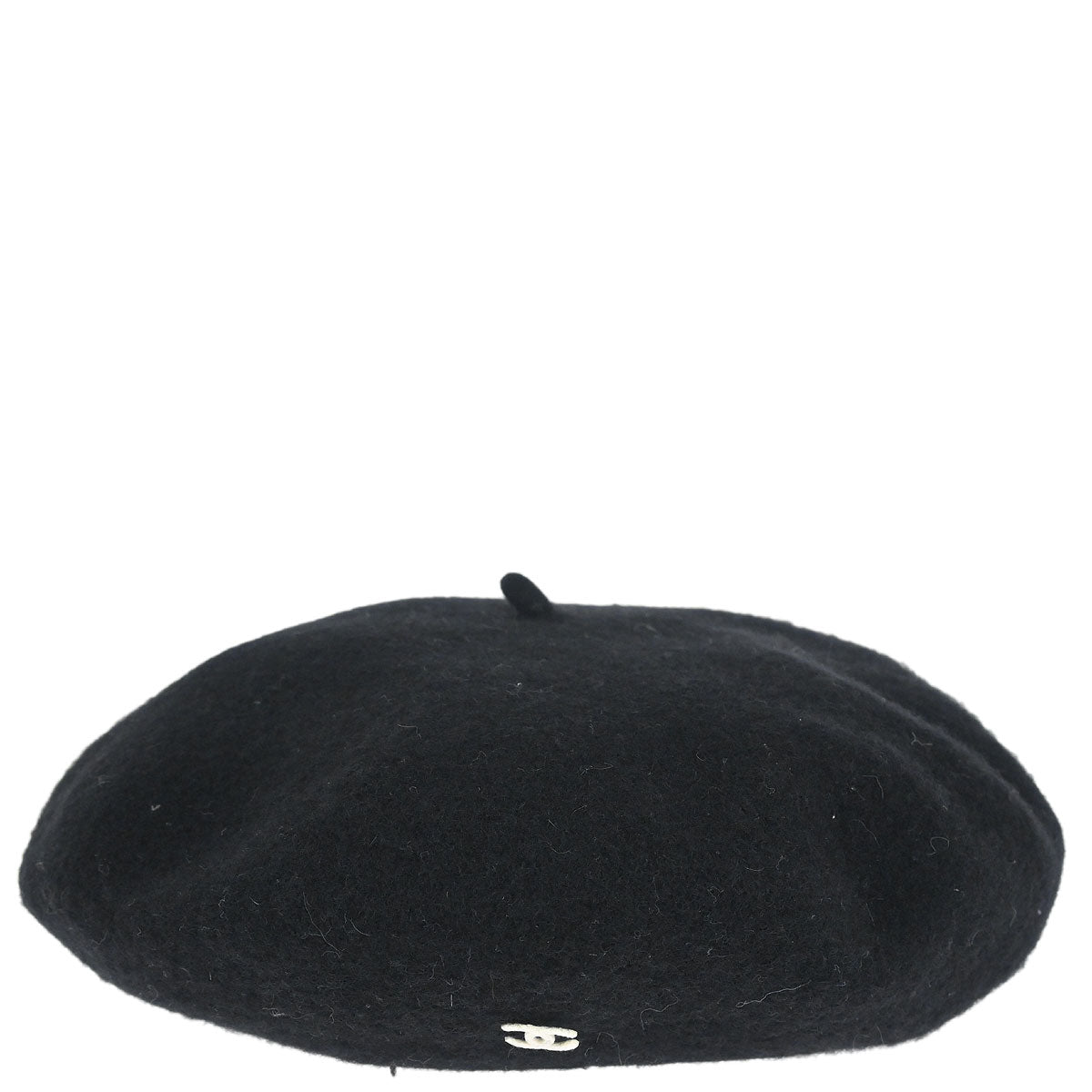 Chanel Black Hat Beret Small Good