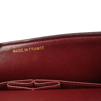 Chanel 1994-1996 Black Lambskin Medium Classic Double Flap Shoulder Bag