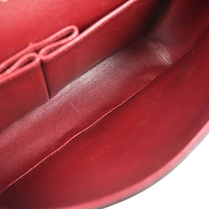 Chanel 1994-1996 Black Lambskin Medium Classic Double Flap Shoulder Bag