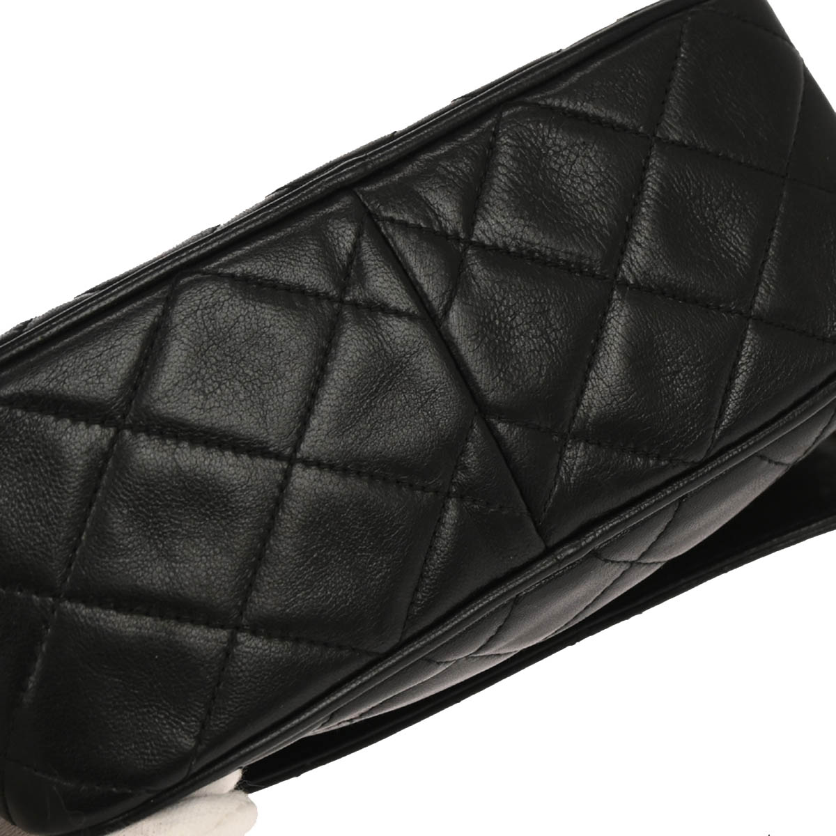 Chanel 1996-1997 Black Lambskin Camera Bag Mini