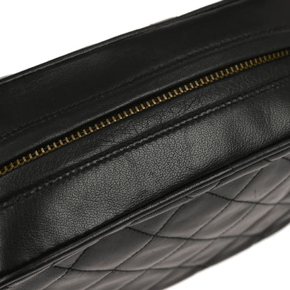 Chanel 1996-1997 Black Lambskin Camera Bag Mini