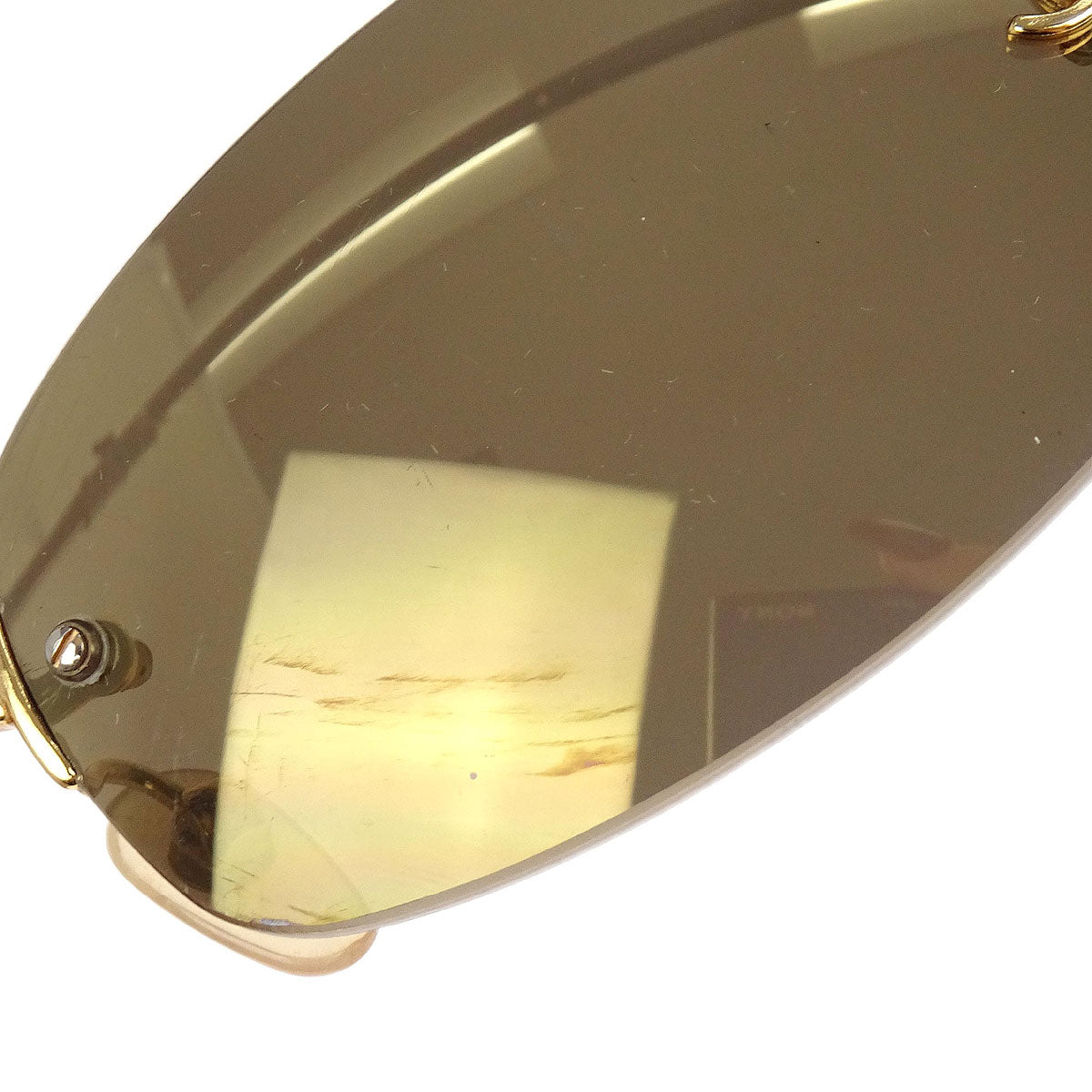 Chanel Sunglasses Eyewear Brown 57□19 Small Good