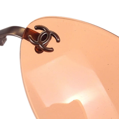 Chanel Sunglasses Eyewear Orange Small Good