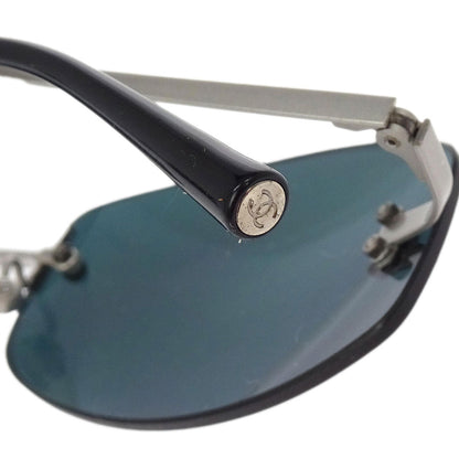 Chanel Sunglasses Eyewear Black 54□19 Small Good