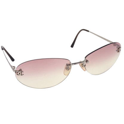 Chanel Sunglasses Eyewear Pink 59□16 Small Good