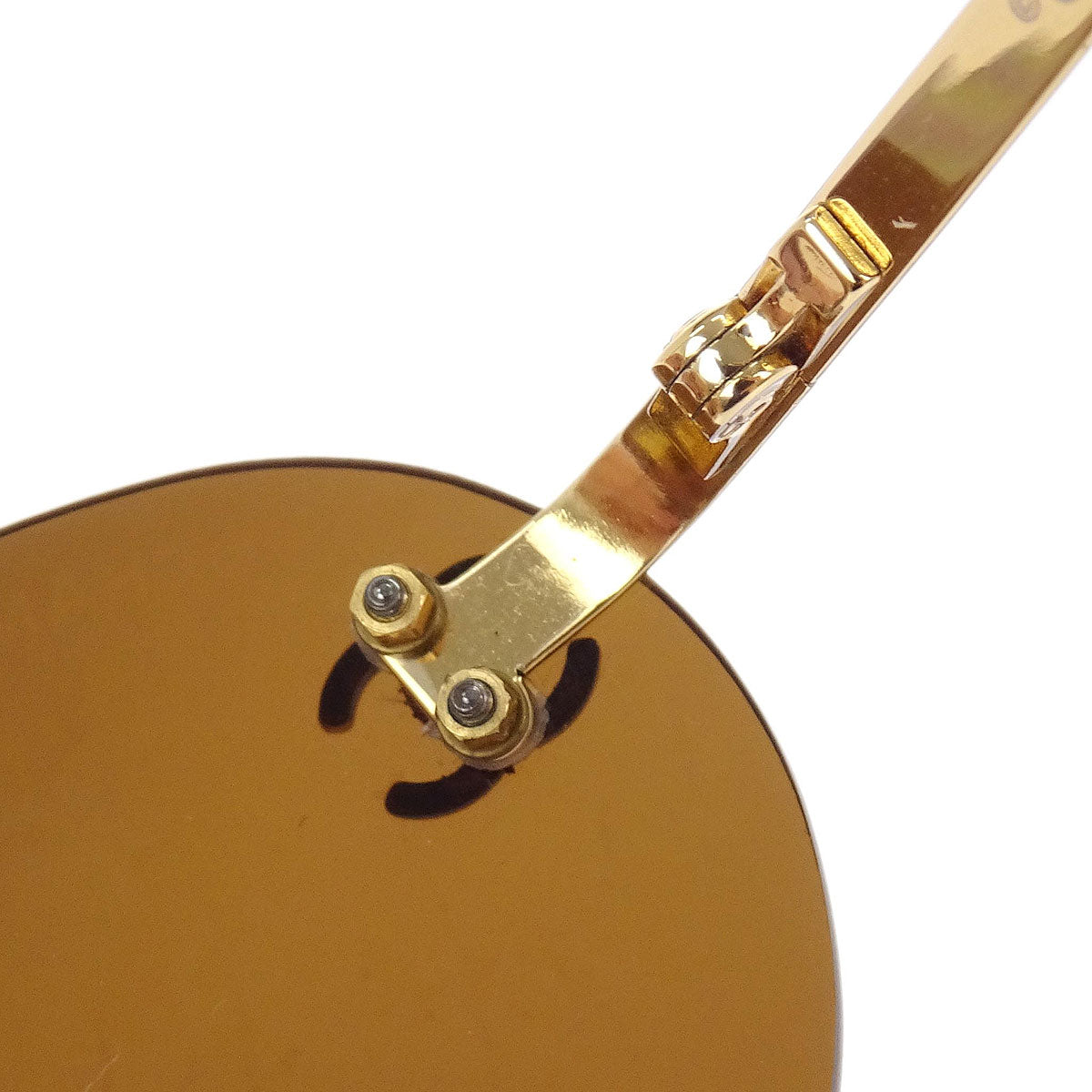 Chanel Sunglasses Eyewear Brown 59□16 Small Good