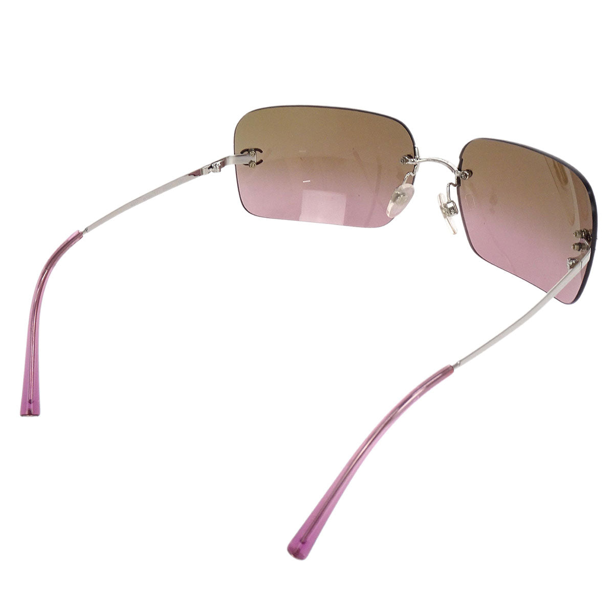 Chanel Sunglasses Eyewear Brown 62□17 Small Good