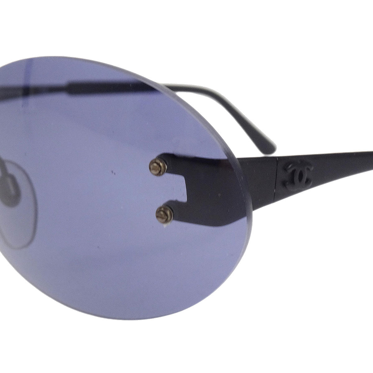 Chanel Sunglasses Eyewear Black Small Good