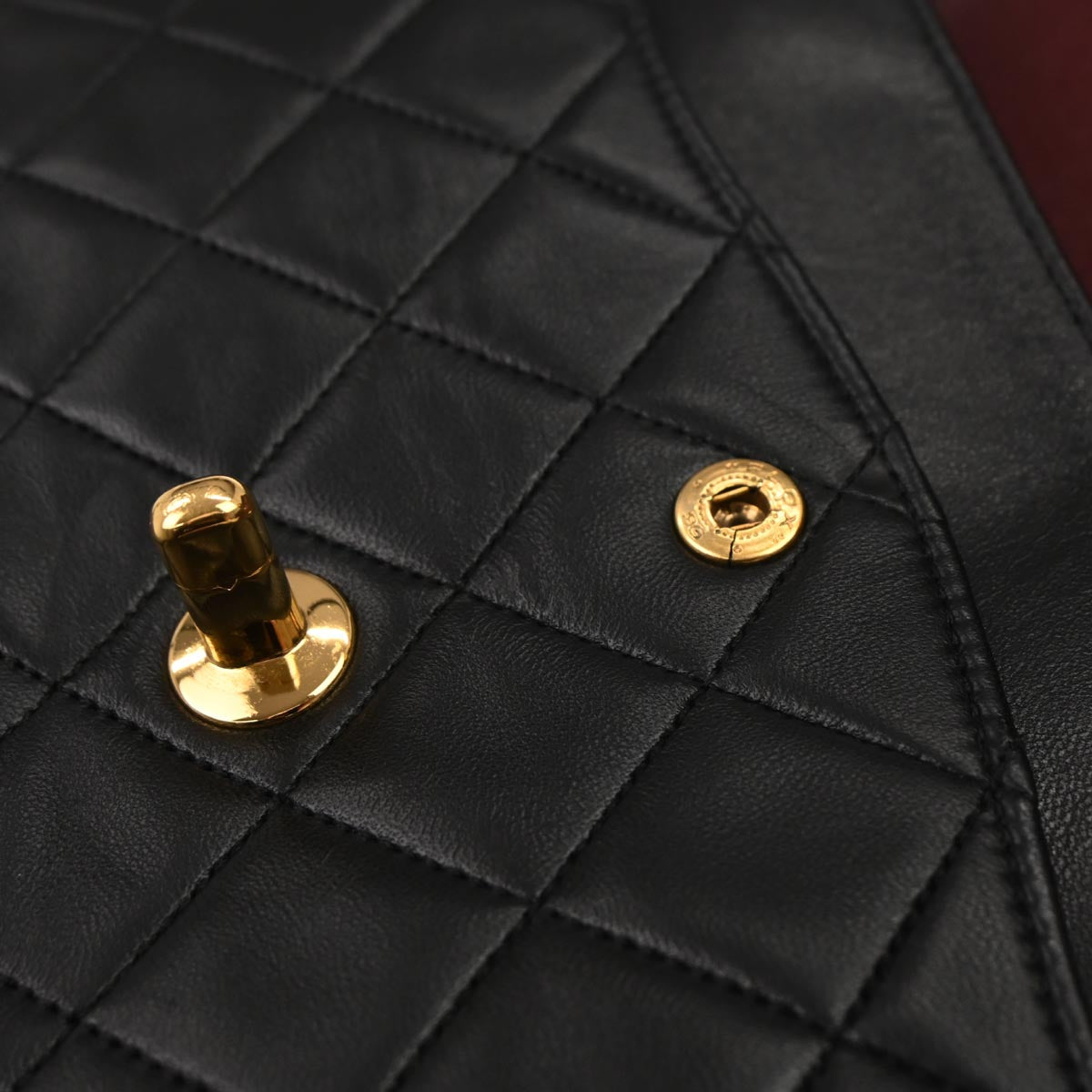 Chanel Black Lambskin Medium Classic Double Flap Shoulder Bag