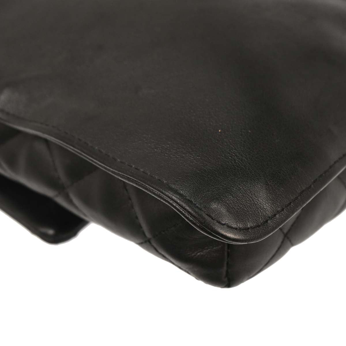 Chanel Black Calfskin Cambon Ligne Shoulder Bag
