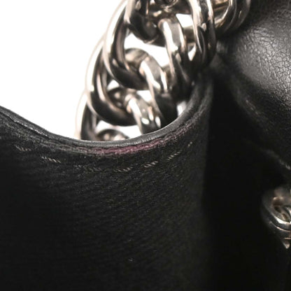 Chanel 2006-2008 Black Lambskin Secret Label Flap Bag Handbag