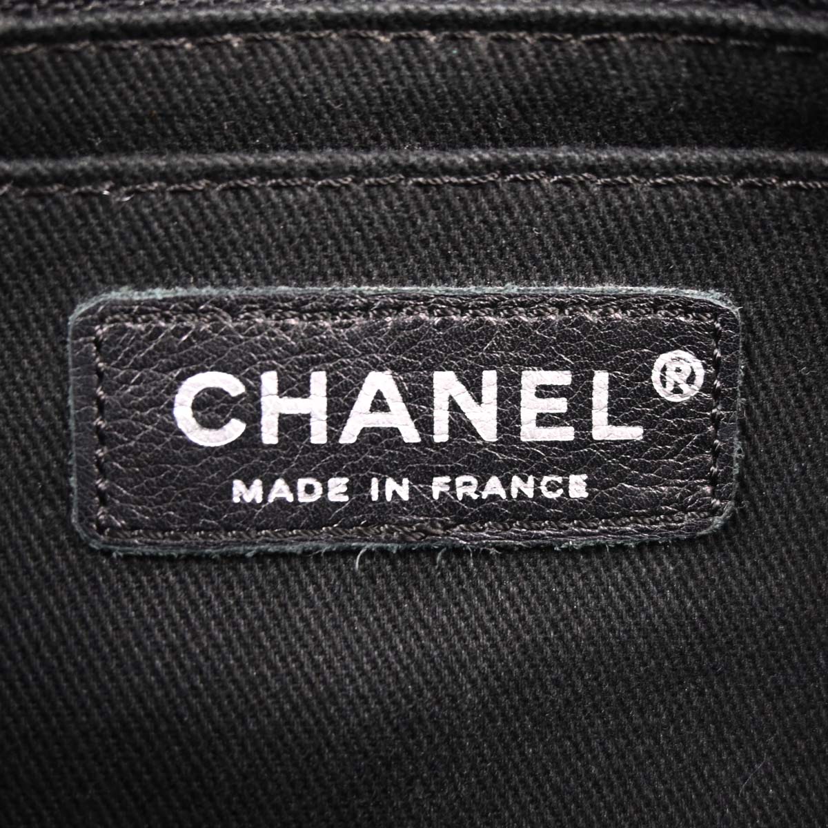 Chanel 2006-2008 Black Lambskin Secret Label Flap Bag Handbag
