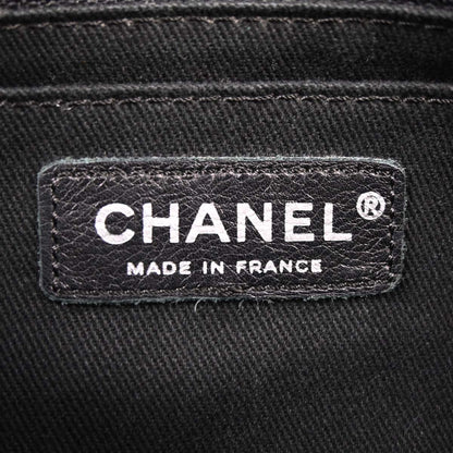 Chanel 2006-2008 Black Lambskin Secret Label Flap Bag Handbag