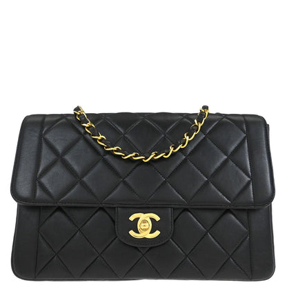 Chanel Black Lambskin Shoulder Bag