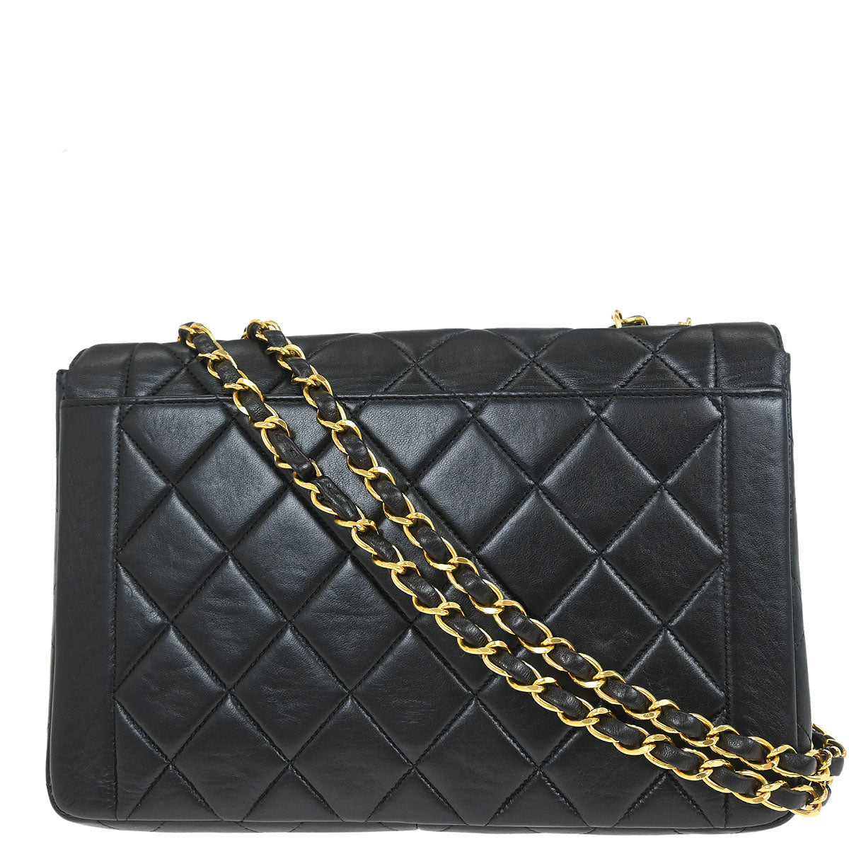 Chanel Black Lambskin Shoulder Bag
