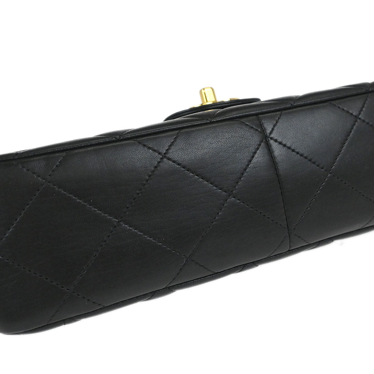 Chanel Black Lambskin Shoulder Bag