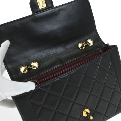 Chanel Black Lambskin Shoulder Bag
