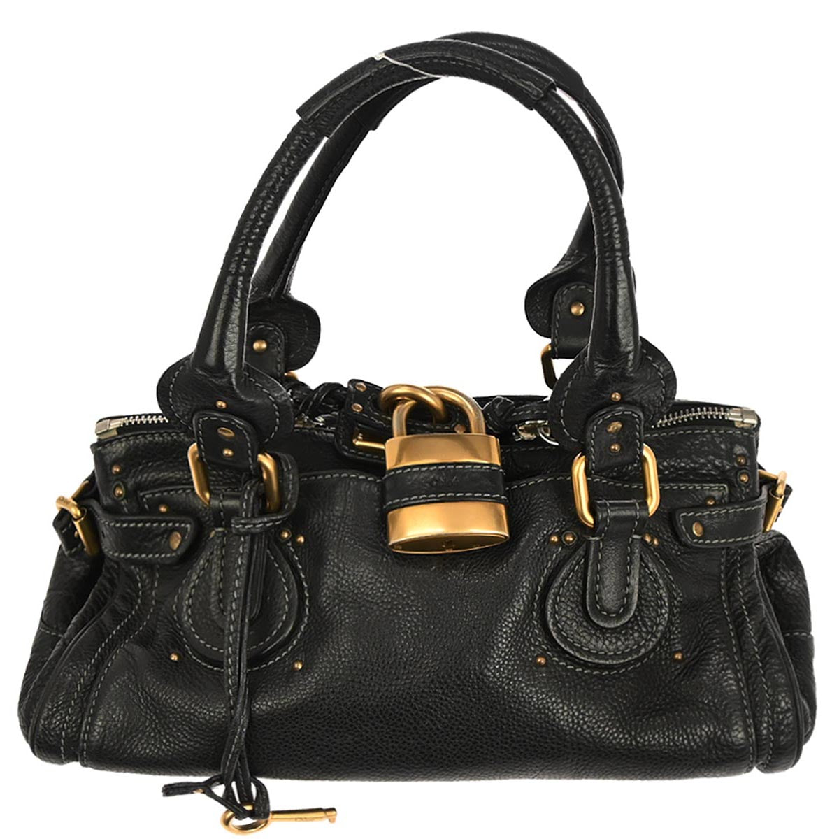 Chloe Black Paddington Medium Handbag