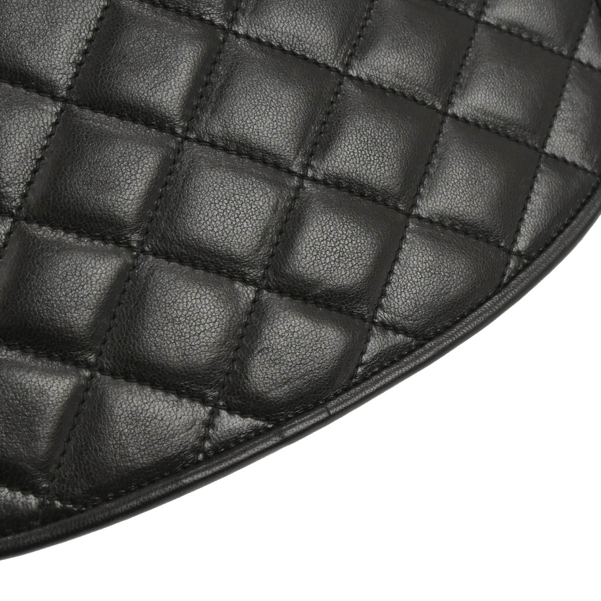 Chanel 1994-1996 Black Lambskin Paris Shoulder Bag