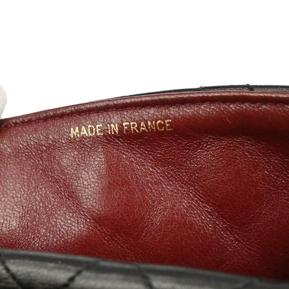 Chanel 1989-1991 Black Lambskin Shoulder Bag