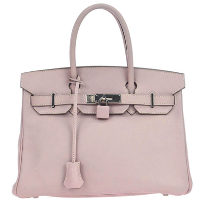 Hermes Rose Dragee Swift Birkin 30 Handbag