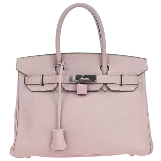 Hermes Rose Dragee Swift Birkin 30 Handbag