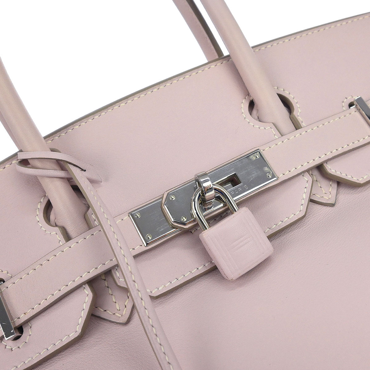 Hermes Rose Dragee Swift Birkin 30 Handbag