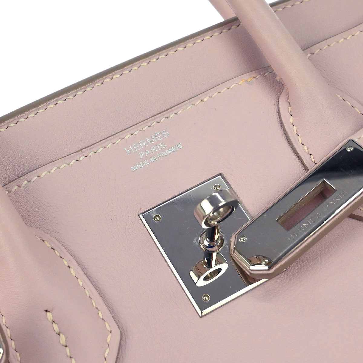 Hermes Rose Dragee Swift Birkin 30 Handbag