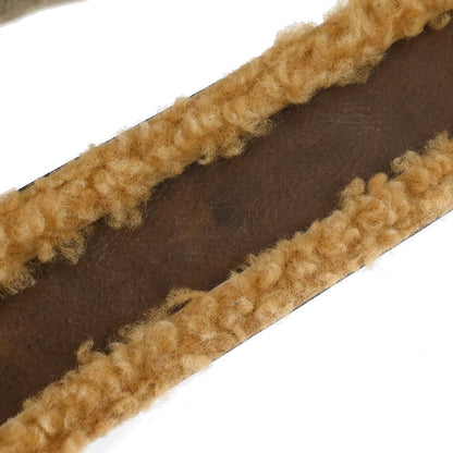 Christian Dior Beige Mouton Flight Handbag