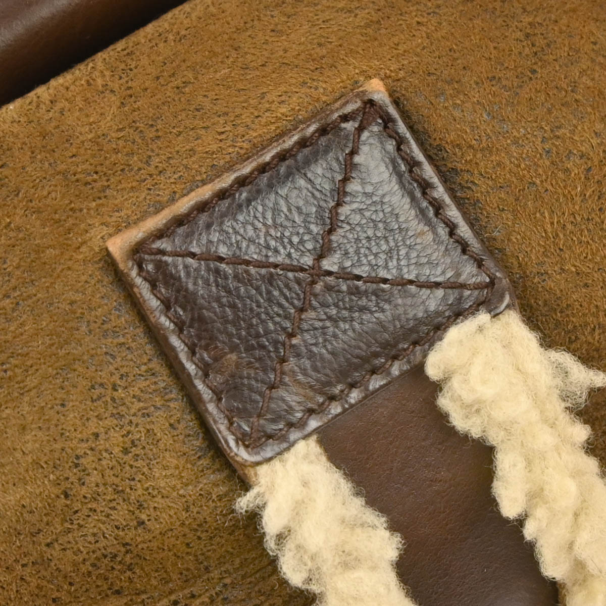 Christian Dior Brown Mouton Flight Shoulder Bag