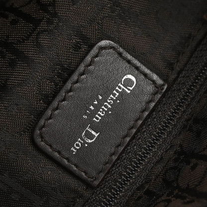 Christian Dior Brown Mouton Flight Shoulder Bag