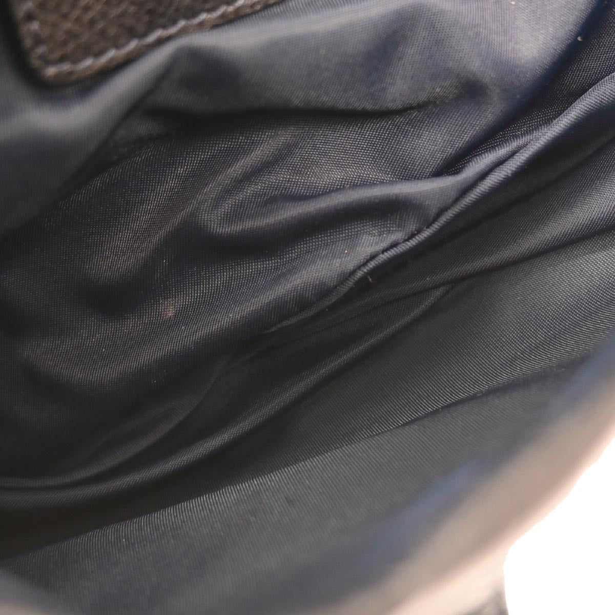 Christian Dior Navy Canvas Flight Trotter Saddle Handbag