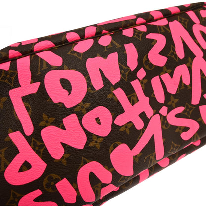 Louis Vuitton 2009 Pink Monogram Graffiti Neverfull GM Tote Bag M93701