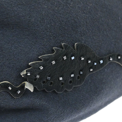 Fendi Black Wool Pony Hair Mamma Baguette Handbag